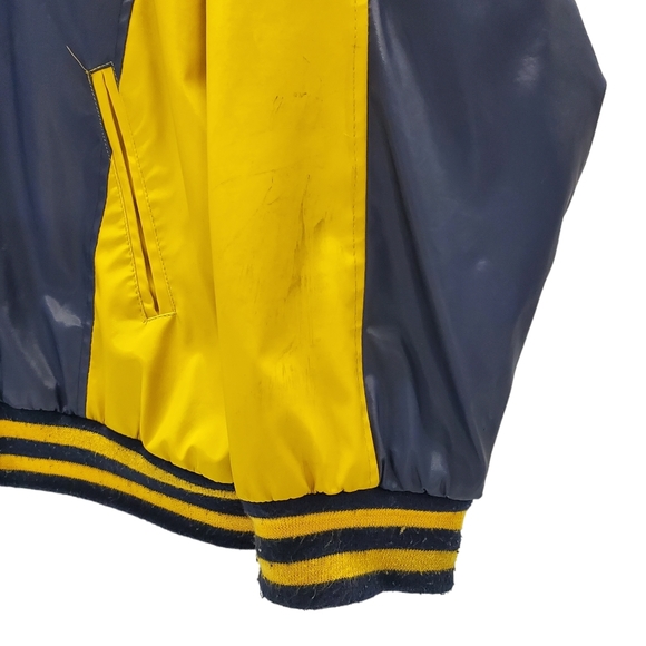 Vintage MICHIGAN WOLVERINES Jacket Coat STEVE & BARRY’s Collegiate - Picture 3 of 13
